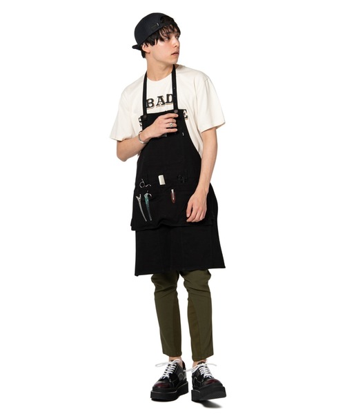 glamb（グラム）の「Natalie cafe apron / ナタリーカフェエプロン（エプロン・メンズ・ブラック/キャメル・FREE）」の20枚目の写真