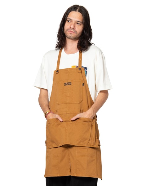 glamb（グラム）の「Natalie cafe apron / ナタリーカフェエプロン（エプロン・メンズ・ブラック/キャメル・FREE）」の21枚目の写真