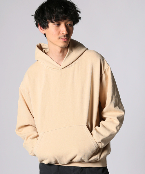 【美品】ロサンゼルスアパレル　パーカー　M ベージュ セール】【LA APPAREL / ロサンゼルスアパレル】14oz. Heavy Fleece