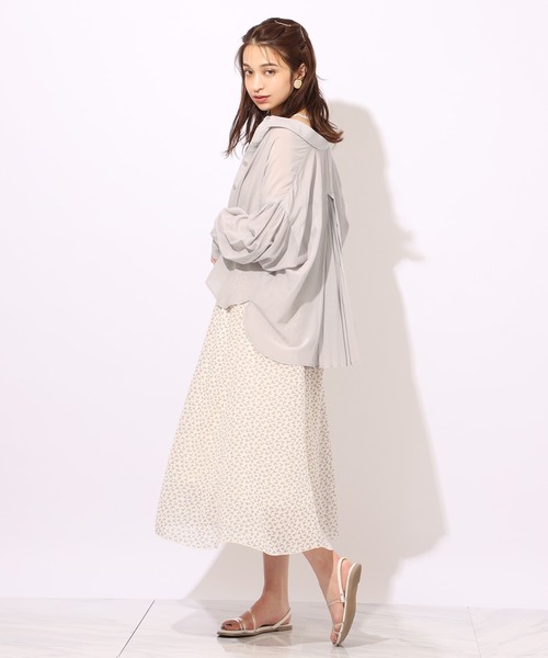 one after another NICE CLAUP（ワンアフターアナザーナイスクラップ）の「キャミワンピース（ジャンパースカート・レディース・ブルー/アイボリー/ブラック系その他/パープル系その他・FREE）」の12枚目の写真