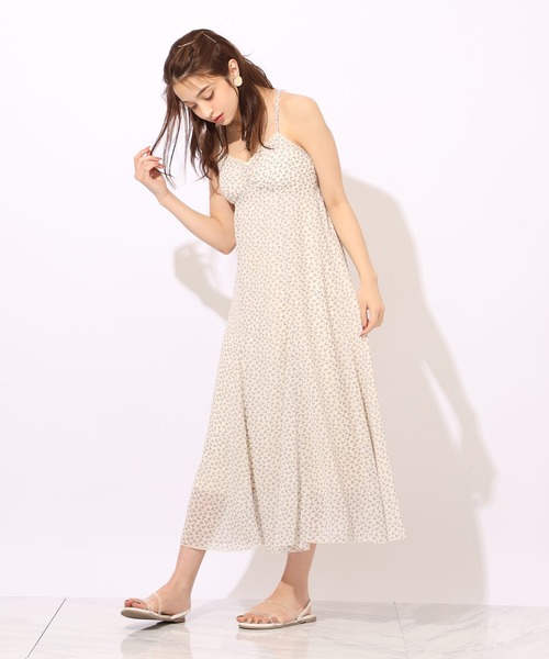 one after another NICE CLAUP（ワンアフターアナザーナイスクラップ）の「キャミワンピース（ジャンパースカート・レディース・ブルー/アイボリー/ブラック系その他/パープル系その他・FREE）」の5枚目の写真