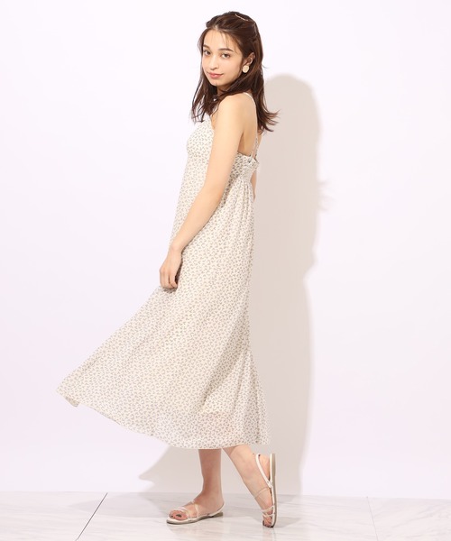 one after another NICE CLAUP（ワンアフターアナザーナイスクラップ）の「キャミワンピース（ジャンパースカート・レディース・ブルー/アイボリー/ブラック系その他/パープル系その他・FREE）」の6枚目の写真