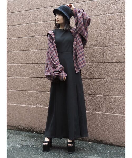 EMODA（エモダ）の「ワイドボリュームコンビネーションサンダル（サンダル・レディース・イエロー/ブラウン/ブラック・SMALL/LARGE/MEDIUM）」の6枚目の写真