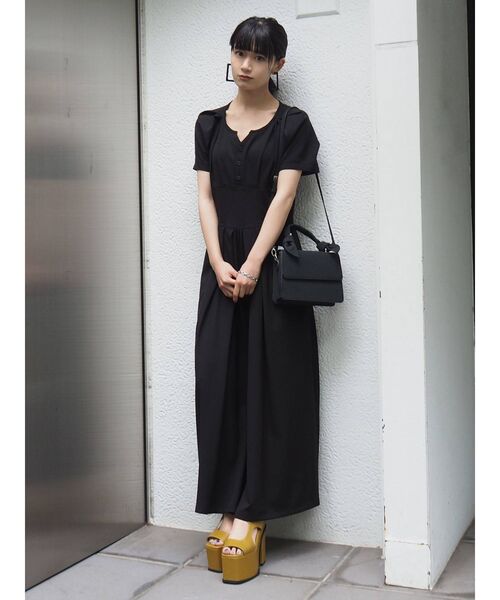 EMODA（エモダ）の「ワイドボリュームコンビネーションサンダル（サンダル・レディース・イエロー/ブラウン/ブラック・SMALL/LARGE/MEDIUM）」の9枚目の写真