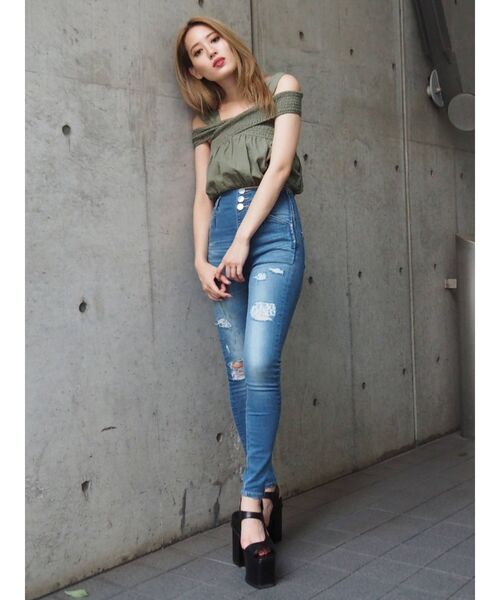 EMODA（エモダ）の「ワイドボリュームコンビネーションサンダル（サンダル・レディース・イエロー/ブラウン/ブラック・SMALL/LARGE/MEDIUM）」の12枚目の写真