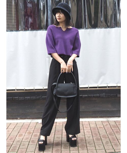 EMODA（エモダ）の「ワイドボリュームコンビネーションサンダル（サンダル・レディース・イエロー/ブラウン/ブラック・SMALL/LARGE/MEDIUM）」の14枚目の写真