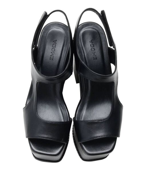 EMODA（エモダ）の「ワイドボリュームコンビネーションサンダル（サンダル・レディース・イエロー/ブラウン/ブラック・SMALL/LARGE/MEDIUM）」の17枚目の写真