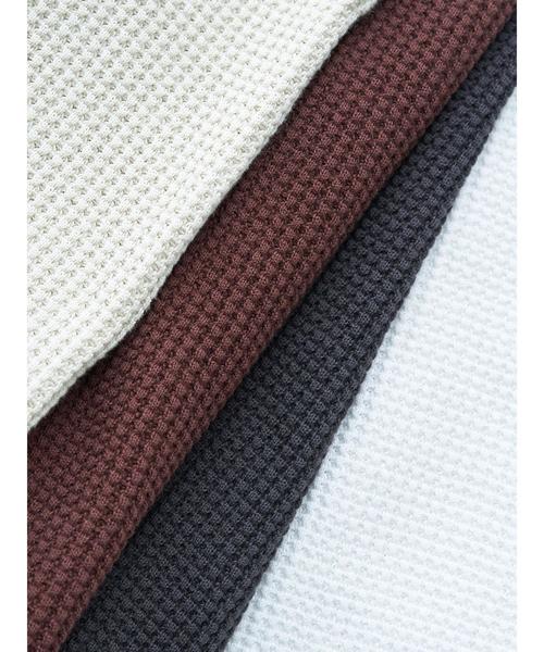 AMERICAN HOLIC（アメリカンホリック）の「ワッフルフレンチスリーブプルオーバー ＊〇（Tシャツ/カットソー・レディース・チャコールグレー/ブラウン/オフホワイト/アイボリー/その他7・M/L）」の18枚目の写真