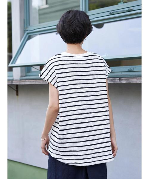 AMERICAN HOLIC（アメリカンホリック）の「ワッフルフレンチスリーブプルオーバー ＊〇（Tシャツ/カットソー・レディース・チャコールグレー/ブラウン/オフホワイト/アイボリー/その他7・M/L）」の15枚目の写真