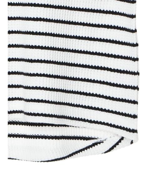 AMERICAN HOLIC（アメリカンホリック）の「ワッフルフレンチスリーブプルオーバー ＊〇（Tシャツ/カットソー・レディース・チャコールグレー/ブラウン/オフホワイト/アイボリー/その他7・M/L）」の11枚目の写真