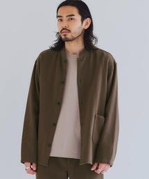 green label relaxing | SC アンカット コール マオカラー 長袖 シャツ ジャケット(シャツ/ブラウス)
