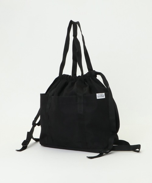 anello（アネロ）の「anello コンパクト2WAYトートリュック（トートバッグ・レディース・ライトグレー/ブラック/グレー/ターコイズブルー/マスタード/その他4/ダークブルー/ネイビー・FREE）」の8枚目の写真