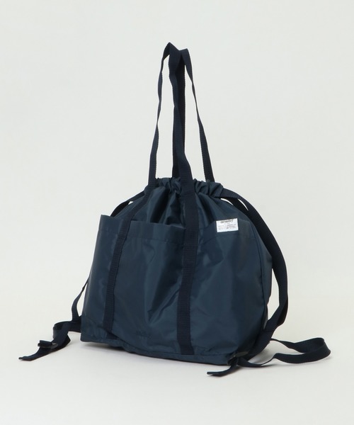 anello（アネロ）の「anello コンパクト2WAYトートリュック（トートバッグ・レディース・ライトグレー/ブラック/グレー/ターコイズブルー/マスタード/その他4/ダークブルー/ネイビー・FREE）」の6枚目の写真