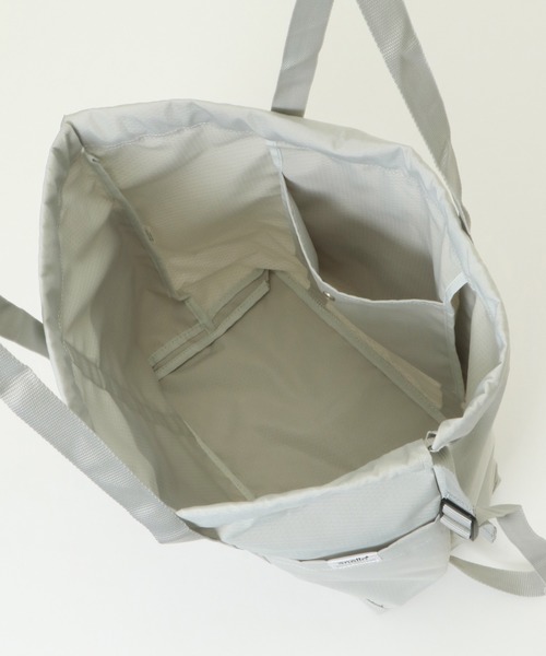 anello（アネロ）の「anello コンパクト2WAYトートリュック（トートバッグ・レディース・ライトグレー/ブラック/グレー/ターコイズブルー/マスタード/その他4/ダークブルー/ネイビー・FREE）」の13枚目の写真