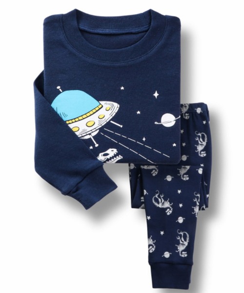 DAY CLOSET（デイ クローゼット）の「キッズ 長袖総柄プリントコットンルームウェアパジャマ 上下2点セット（ルームウェア/パジャマ・キッズ・ライトブルー/ネイビー/ピンク系その他/ピンク系その他2/ピンク系その他3/ピンク系その他4/ライラック/グレー系その他2/ブルー系その他3/ライトグレー/グレー系その他3/グレー系その他4/レインボー/イエロー/ピンク/グレー/ブルー/グリーン系その他/グレー系その他/ブルー系その他/レッド系その他/ホワイト/ブルー系その他2・100cm/110cm/120cm/130cm/140cm/150cm）」の12枚目の写真