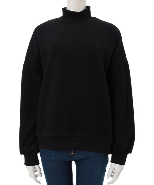 fifth（フィフス）の「サイドファスナーモックネック裏起毛スウェット（Tシャツ/カットソー・レディース・アイボリー/ブラック/ブラウン・MEDIUM）」の3枚目の写真