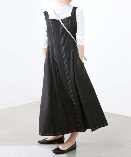 手洗い可能 La デニムワンピース 手洗い可能 ワンピース ワンピース La ワンピース ドレス 超目玉