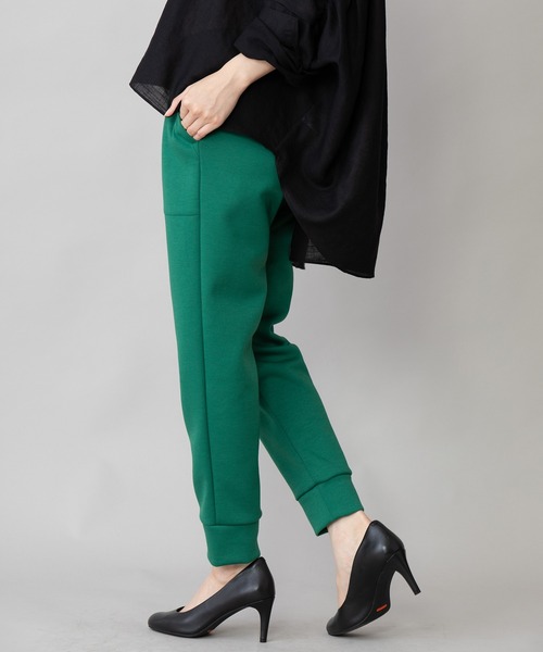 Munich（ミューニック）の「WEB限定　ダンボールニットスウェットパンツ（スウェットパンツ・レディース・アイボリー/モカ/ブラック/グレイッシュベージュ/グリーン・M/XS/S）」の10枚目の写真