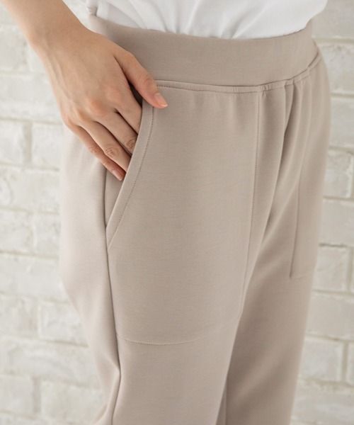 Munich（ミューニック）の「WEB限定　ダンボールニットスウェットパンツ（スウェットパンツ・レディース・アイボリー/モカ/ブラック/グレイッシュベージュ/グリーン・M/XS/S）」の21枚目の写真