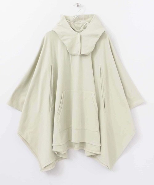 LAATO（ラート）の「PONCHO HOODIE（Tシャツ/カットソー・レディース・レッド/グリーン・FREE）」の2枚目の写真
