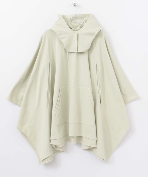 LAATO（ラート）の「PONCHO HOODIE（Tシャツ/カットソー・レディース・レッド/グリーン・FREE）」の3枚目の写真