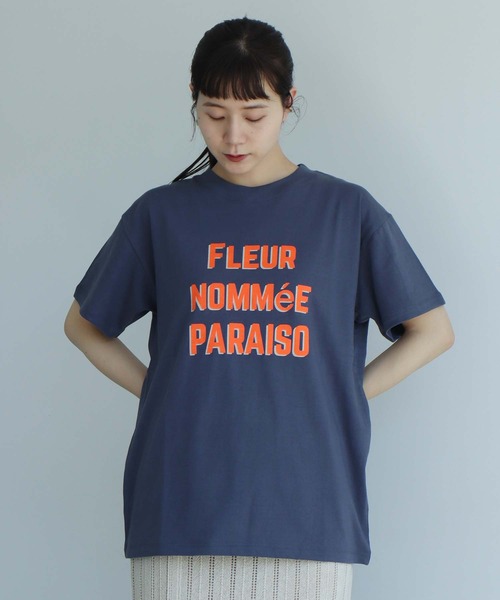 note et silence (ノートエシロンス)の「PARAISO ロゴT(Tシャツ/カットソー・レディース・ベージュ/チャコールグレー/ホワイト・FREE)」の19枚目の写真