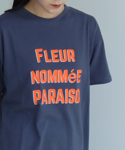 note et silence (ノートエシロンス)の「PARAISO ロゴT(Tシャツ/カットソー・レディース・ベージュ/チャコールグレー/ホワイト・FREE)」の21枚目の写真