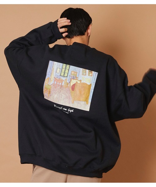 unrelaxing(アンリラクシング)の「オーバーサイズプルオーバースウェット ビッグシルエットトレーナー(スウェット・メンズ・ブルー系その他2/ピンク系その他4/ネイビー/グレー系その他2/グレー系その他/ライトピンク/ホワイト系その他3/レッド/レッド系その他4/レッド系その他7/ブルー系その他5/ブラック系その他3/ベージュ系その他4/ピンク系その他3/レッド系その他3/レッド系その他6/ブラック/パープル/レッド系その他2/ベージュ系その他2/ブルー系その他3/ピンク系その他/ブラック系その他/ホワイト系その他2/ブラック系その他4/パープル系その他2/ホワイト/グレー/ワイン/ホワイト系その他4/グレー系その他3/ブルー系その他/オレンジ/レッド系その他5/レッド系その他/ベージュ系その他3/ホワイト系その他/ピンク系その他2/グレー系その他4/ブラック系その他2/パープル系その他/オレンジ系その他4/パープル系その他4/パープル系その他3/オレンジ系その他/サックスブルー/オレンジ系その他3/ベージュ系その他/オレンジ系その他2/ベージュ・MEDIUM/LARGE/X-LARGE/SMALL)」の9枚目の写真