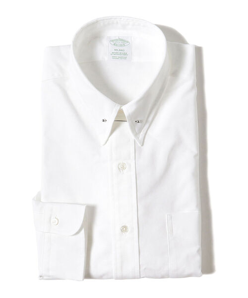 BROOKS BROTHERS(ブルックスブラザーズ)の「Brooks Brothers / オックスフォード ピンホールカラー シャツ(シャツ/ブラウス・メンズ・ホワイト・16/15.5/14.5/15 )」の4枚目の写真