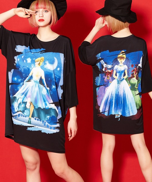 本当は怖い童話 シンデレラ ｔシャツ Tシャツ カットソー Ankorock アンコロック のファッション Ankorock アンコロック のtシャツ カットソー 本当は怖い童話 シンデレラ ｔシャツ メガビッグ Art8022 を購入できます Ankorock メガビッグ Tシャツ