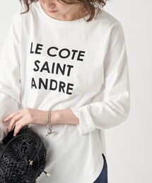 RIVE DROITE | 大人気のロゴアイテム　ロゴラウンドTシャツ　（長袖）(Tシャツ/カットソー)