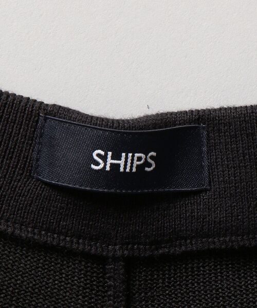 SHIPS（シップス）の「SHIPS:【洗える】TEXBRID(R) ダブルフェイス ニット パンツ（その他パンツ・メンズ・ブラック/ネイビー・SMALL/MEDIUM/LARGE）」の8枚目の写真
