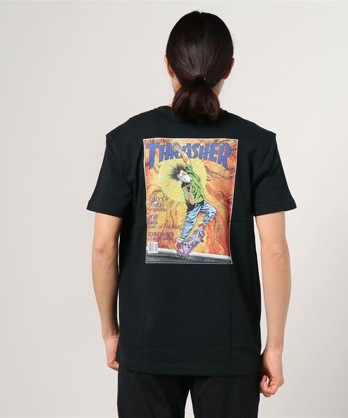 THRASHER(スラッシャー)の「【ムラサキスポーツ別注】THRASHER/スラッシャー ルーズシルエット バックプリントプリントTシャツ TH91281H SEP 87(Tシャツ/カットソー・メンズ・ホワイト/ブラック/グレー・XL/M/L)」の7枚目の写真