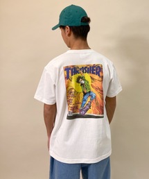 【ムラサキスポーツ別注】THRASHER/スラッシャー ルーズシルエット バックプリントプリントTシャツ TH91281H SEP 87