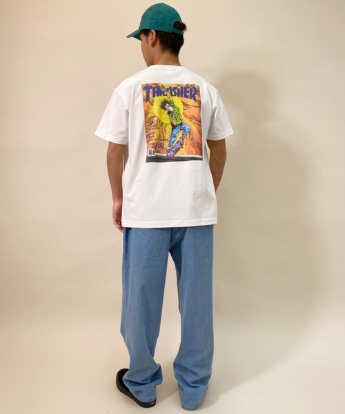 THRASHER(スラッシャー)の「【ムラサキスポーツ別注】THRASHER/スラッシャー ルーズシルエット バックプリントプリントTシャツ TH91281H SEP 87(Tシャツ/カットソー・メンズ・ホワイト/ブラック/グレー・XL/M/L)」の15枚目の写真