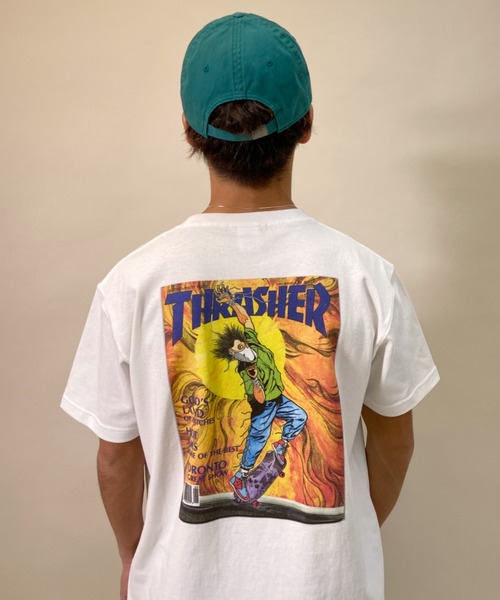 THRASHER(スラッシャー)の「【ムラサキスポーツ別注】THRASHER/スラッシャー ルーズシルエット バックプリントプリントTシャツ TH91281H SEP 87(Tシャツ/カットソー・メンズ・ホワイト/ブラック/グレー・XL/M/L)」の14枚目の写真