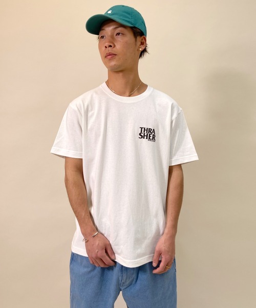 THRASHER(スラッシャー)の「【ムラサキスポーツ別注】THRASHER/スラッシャー ルーズシルエット バックプリントプリントTシャツ TH91281H SEP 87(Tシャツ/カットソー・メンズ・ホワイト/ブラック/グレー・XL/M/L)」の9枚目の写真