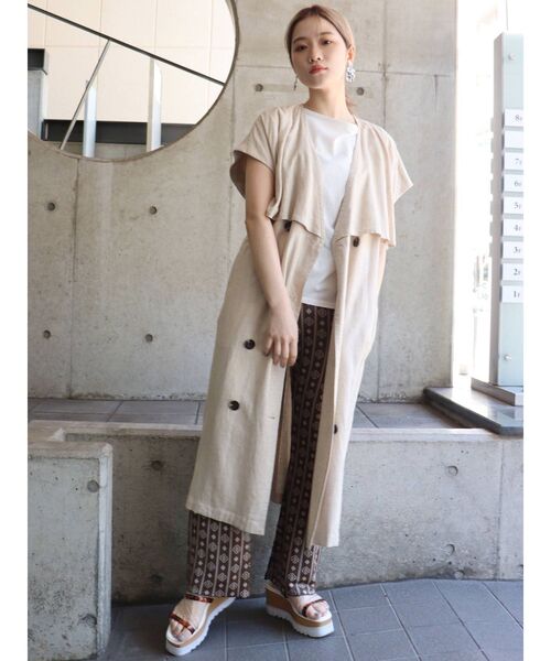 MURUA（ムルーア）の「コモンニットパンツ（その他パンツ・レディース・イエロー/ブルー/ブラウン・FREE）」の8枚目の写真