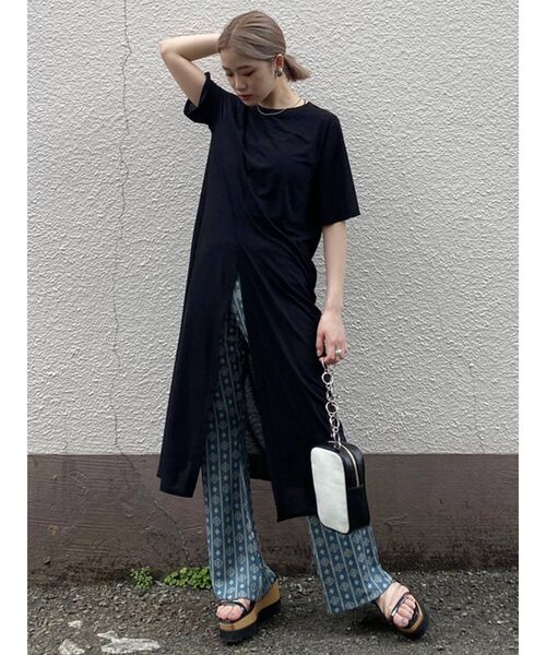 MURUA（ムルーア）の「コモンニットパンツ（その他パンツ・レディース・イエロー/ブルー/ブラウン・FREE）」の15枚目の写真