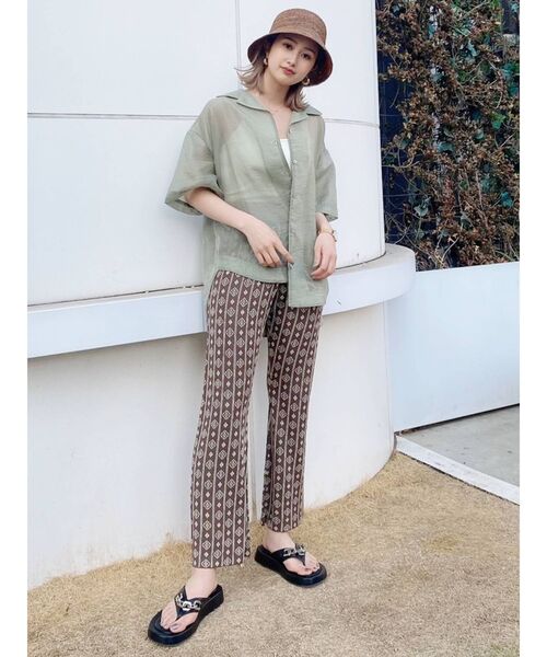 MURUA（ムルーア）の「コモンニットパンツ（その他パンツ・レディース・イエロー/ブルー/ブラウン・FREE）」の16枚目の写真