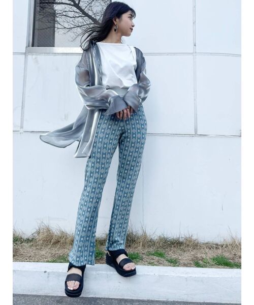 MURUA（ムルーア）の「コモンニットパンツ（その他パンツ・レディース・イエロー/ブルー/ブラウン・FREE）」の18枚目の写真