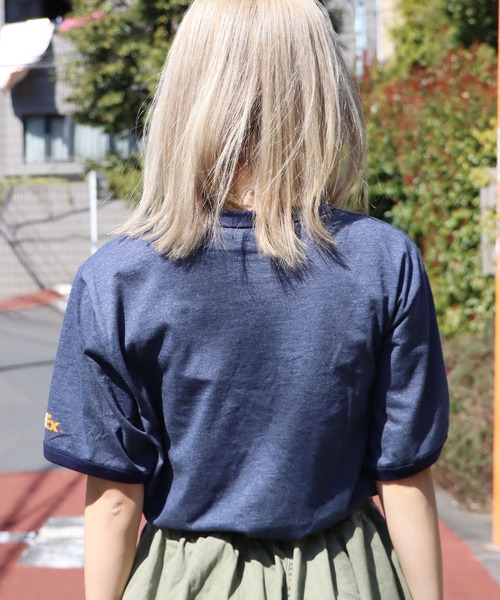 FedEX(フェデックス)の「FedEx/フェデックス FED Bella Canvas Mens Jersey Short Sleeve Ringer T/S 半袖Tシャツ リンガーTシャツ(Tシャツ/カットソー・メンズ・ネイビー・M/L/XL)」の3枚目の写真