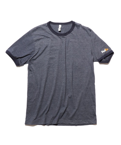 FedEX(フェデックス)の「FedEx/フェデックス FED Bella Canvas Mens Jersey Short Sleeve Ringer T/S 半袖Tシャツ リンガーTシャツ(Tシャツ/カットソー・メンズ・ネイビー・M/L/XL)」の10枚目の写真