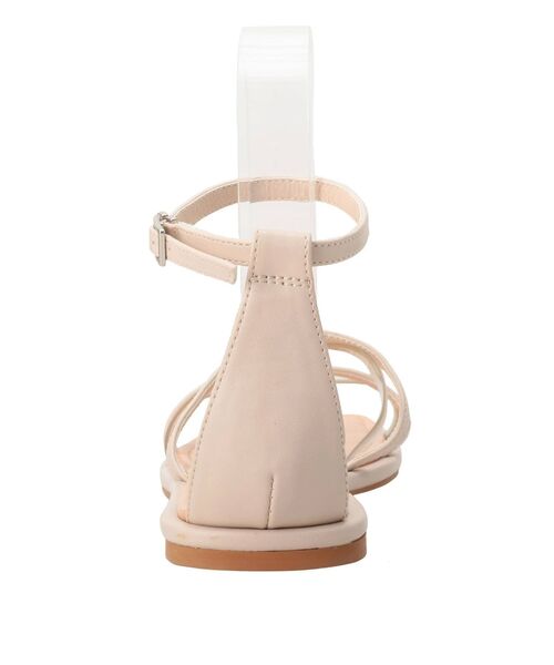 MERCURYDUO（マーキュリーデュオ）の「異素材チューブフラットサンダル（サンダル・レディース・ベージュ/ブラック・36/38）」の5枚目の写真