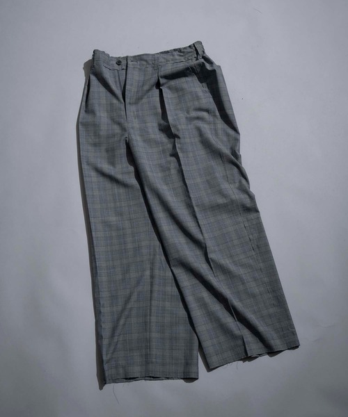 MAISON SPECIAL(メゾンスペシャル)の「《ユニセックスアイテム》【COLLABORATION ITEM】DAL/ダル カットオフ1タックイージーワイドパンツ 【MAISON SPECIAL/メゾンスペシャル】■セットアップ対応■(スラックス・メンズ・チャコールグレー/グレー・1/2/0)」の22枚目の写真