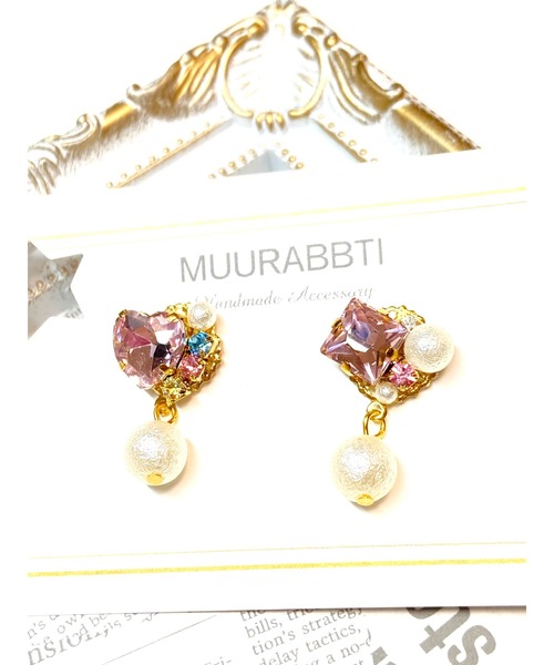 Muurabbti コットンパールビジューピアス Ma ピアス 両耳用 Tone トーン のファッション通販 Zozotown