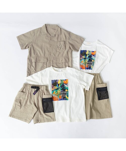 BREEZE（ブリーズ）の「サファリハーフパンツ 5分丈（その他パンツ・キッズ・ベージュ/チャコール/カーキ・90/100/110/120/130/140/150）」の8枚目の写真