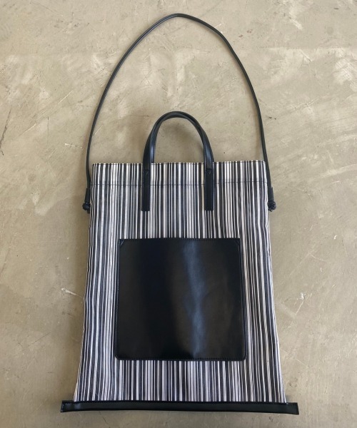 Aunt Marie's（アントマリーズ）の「シアーストライプパイピングトート / ショルダーバッグ（トートバッグ・レディース・ブラック/ブラウン/その他・FREE）」の5枚目の写真