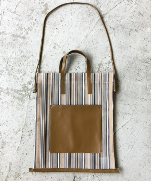 Aunt Marie's（アントマリーズ）の「シアーストライプパイピングトート / ショルダーバッグ（トートバッグ・レディース・ブラック/ブラウン/その他・FREE）」の18枚目の写真