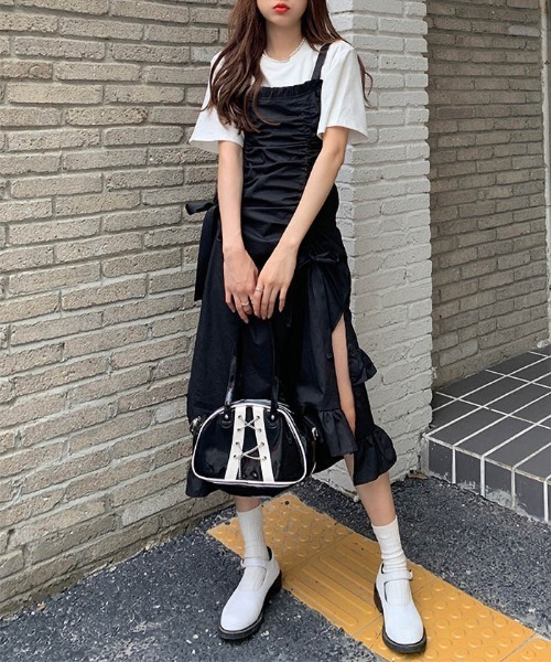 MAISON SPECIAL フリルネイビーキャミワンピース MAISON SPECIAL(メゾンスペシャル)｜【予約販売】Frilled